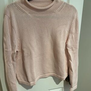 J.crew Women's 1988 rollneck™ cropped sweater Women's Pink Sweater